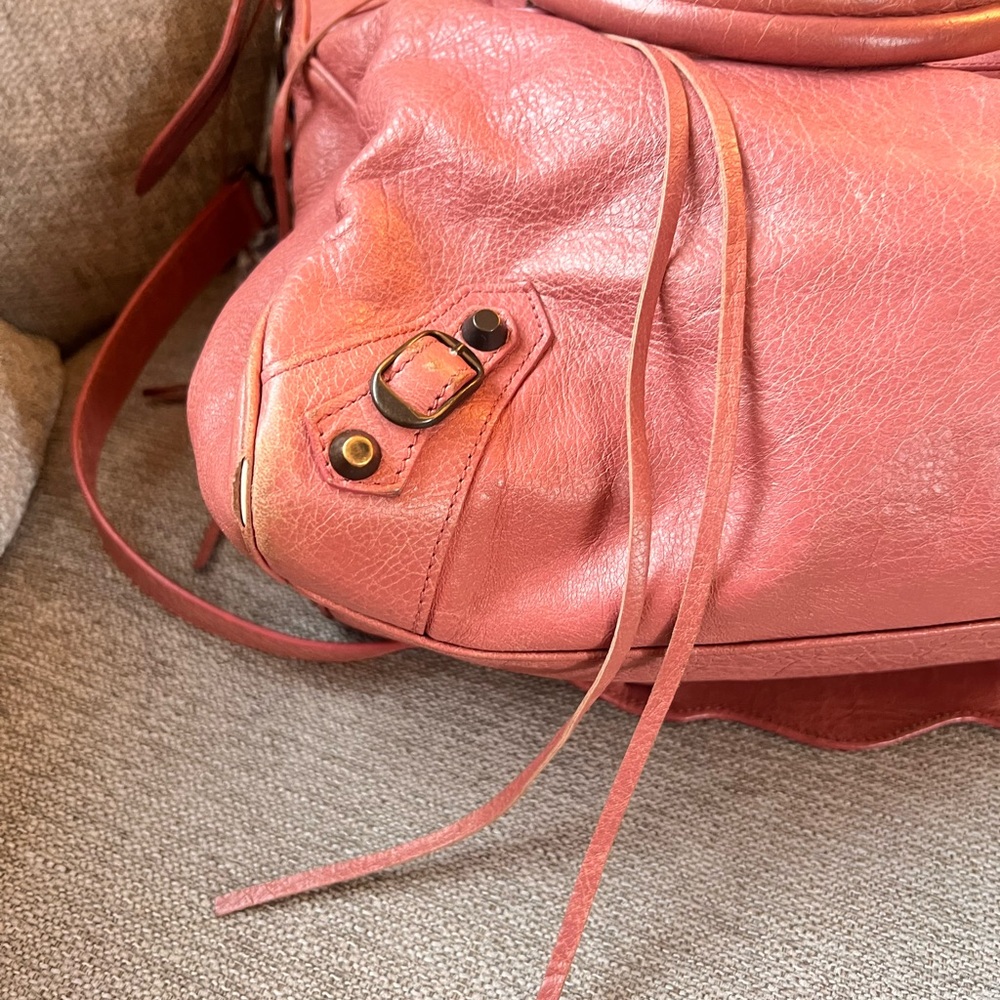 Balenciaga Agneau Classic Hardware City Velo Pink Sorbet Bag - Picture 12 of 15